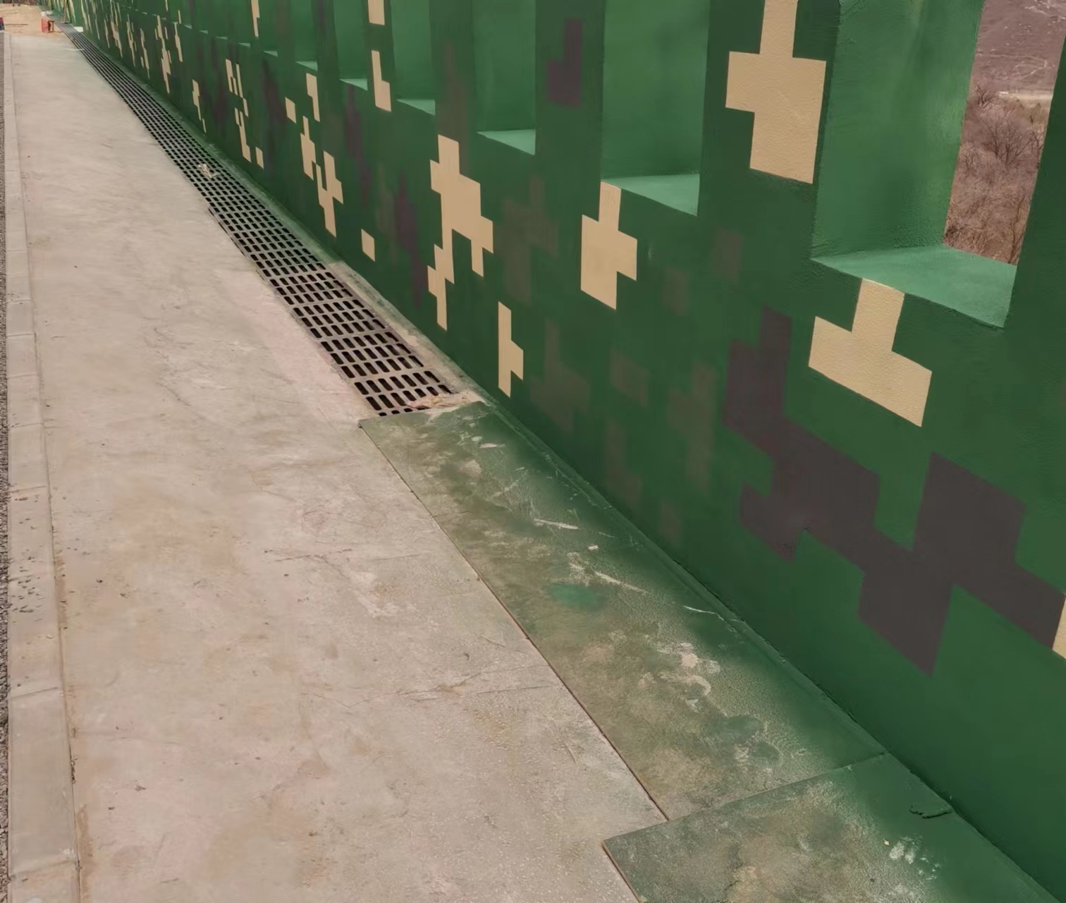 图木舒克围墙迷彩喷涂,数迷彩漆